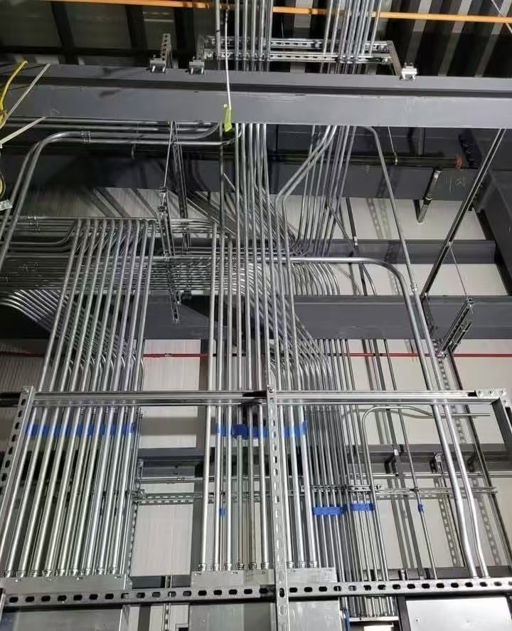 Commercial conduit installation
